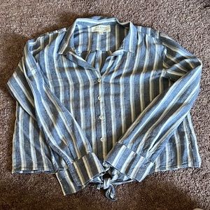 cloth&stone striped button down